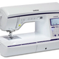 Brother Innov-is NV1800Q sewing and quilting machine displayed without the extension table, featuring a built-in LCD screen and comprehensive stitch selection panel.